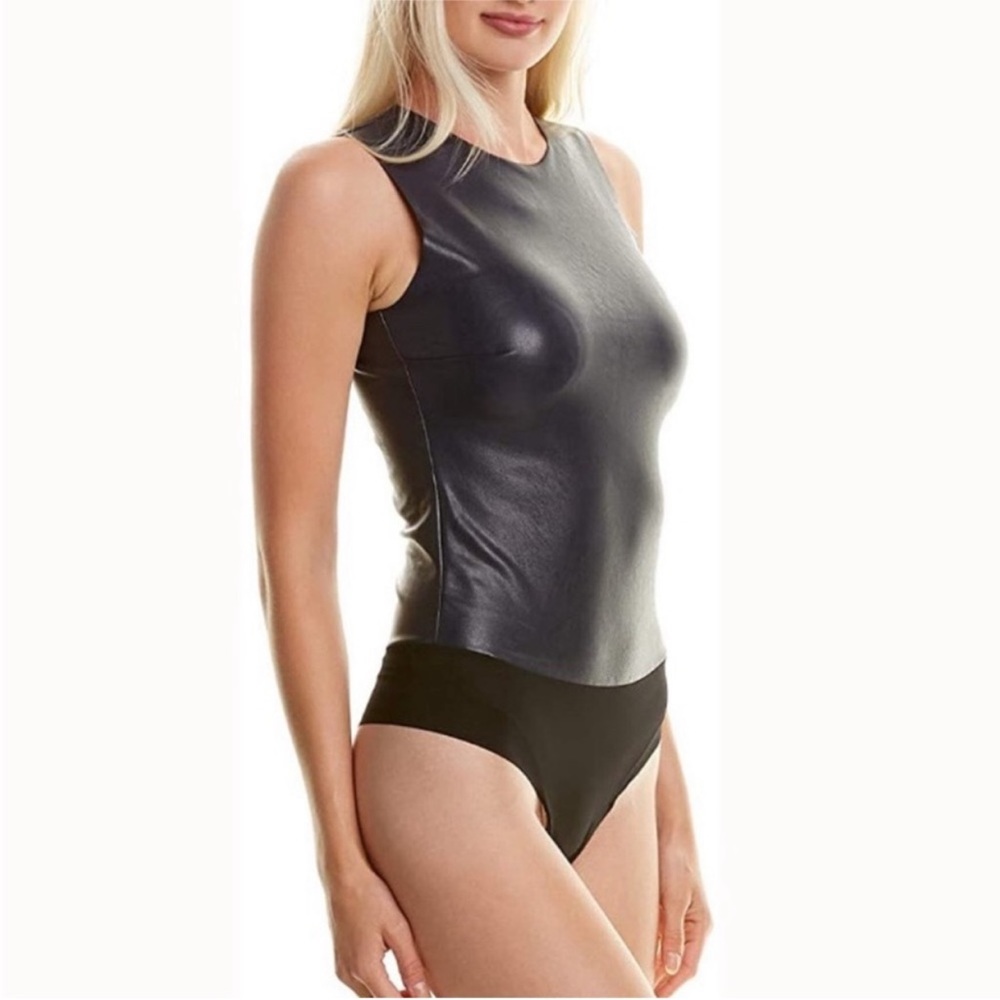 Commando Signature Faux Leather Bodysuit